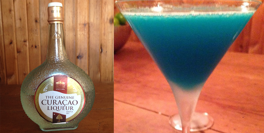 I still brought back some of the blue stuff for my Miami Vice drinks.