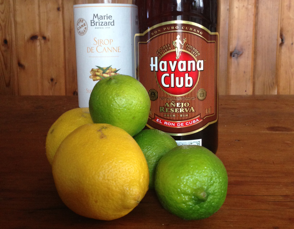 The holy trinity of booze, citrus and sugar.