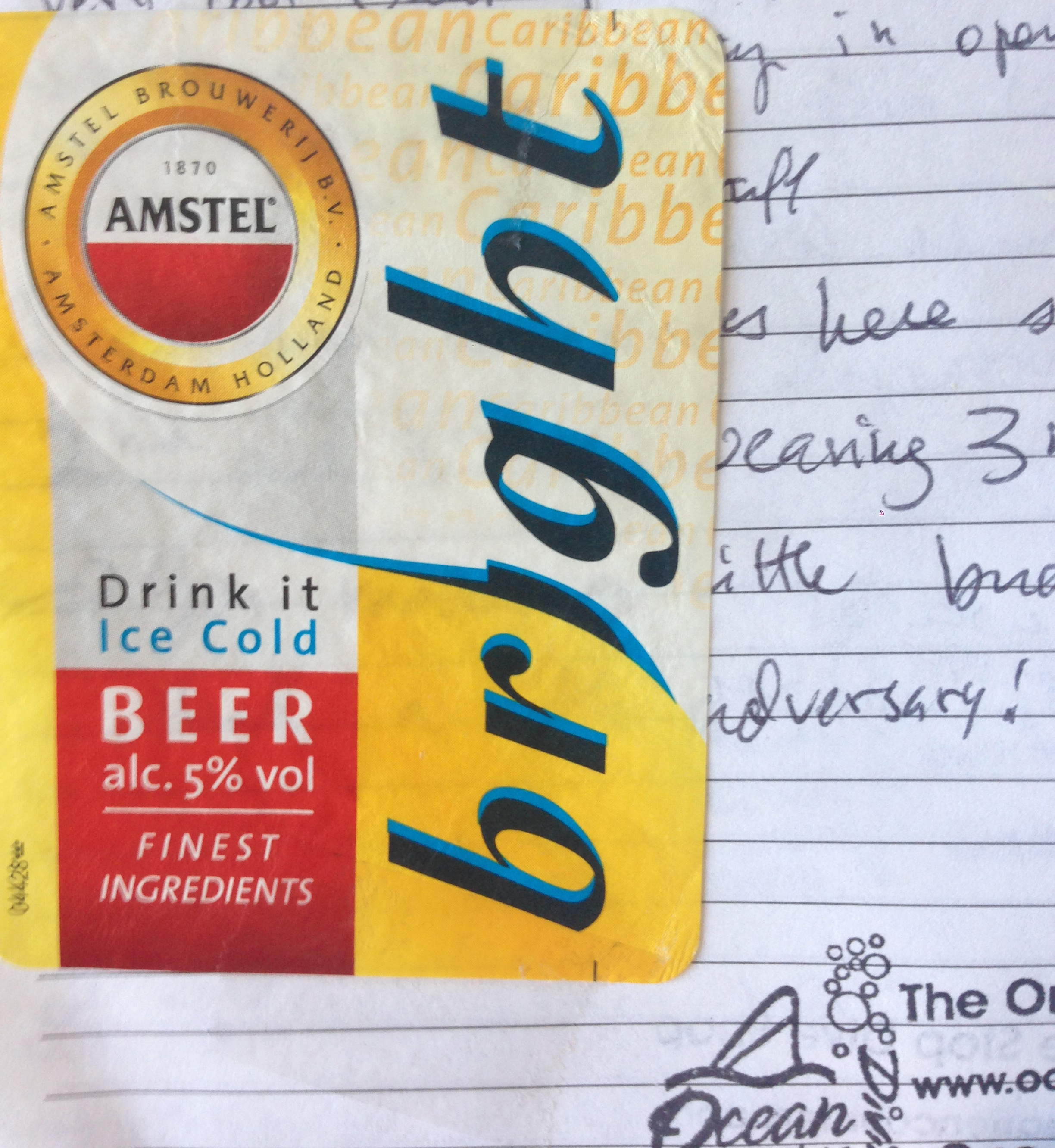 Yes, log books are for beer labels.